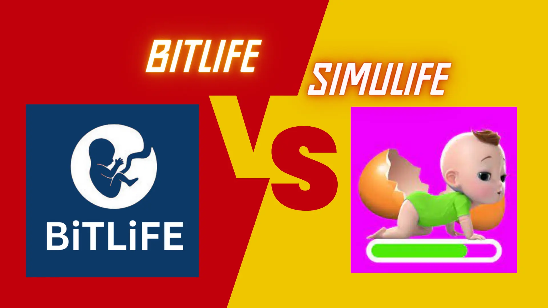 Comparison between Bitlife APK and Simulife APK