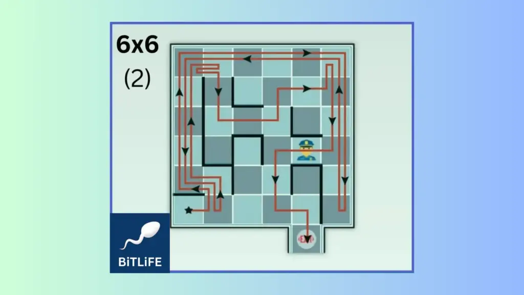 Escape Map 6x6 Layout #2