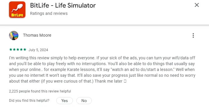 Bitlife Game Reviews 1