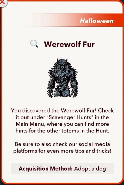 Werewolf Fur