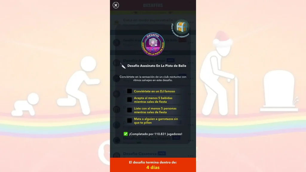 Desafío "Asesinato en la Pista de Baile" en BitLife: Guía Completa 1 Desafío “Asesinato en la Pista de Baile” en BitLife